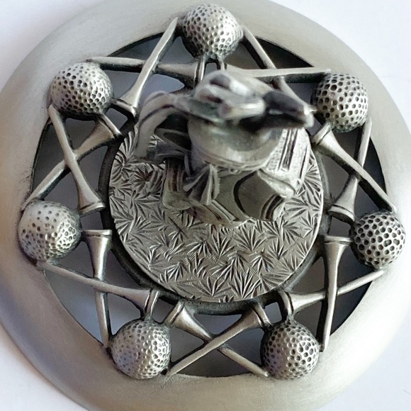 Fort Pewter Lid Jar Container Topper Golf Clubs - Picture 3 of 8